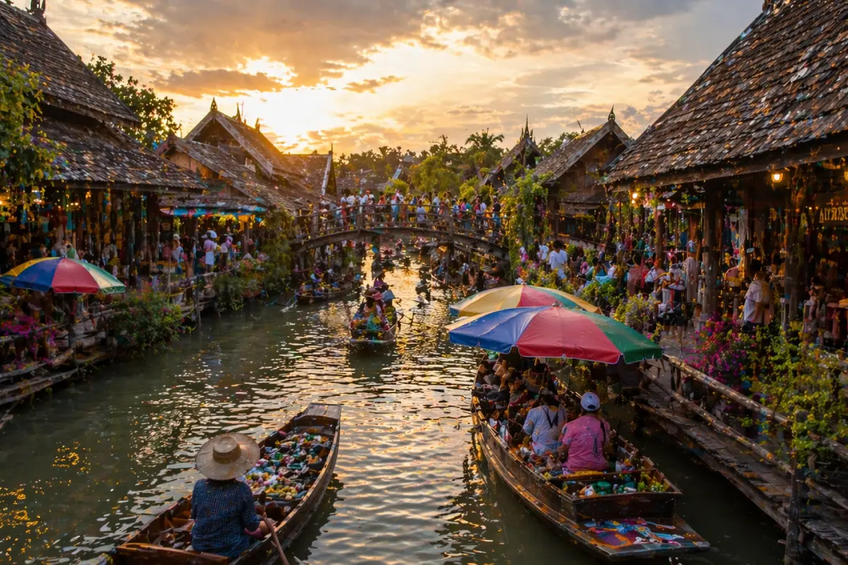Mehr über den Artikel erfahren Floating Market Pattaya: Complete Guide for First-Time Visitors