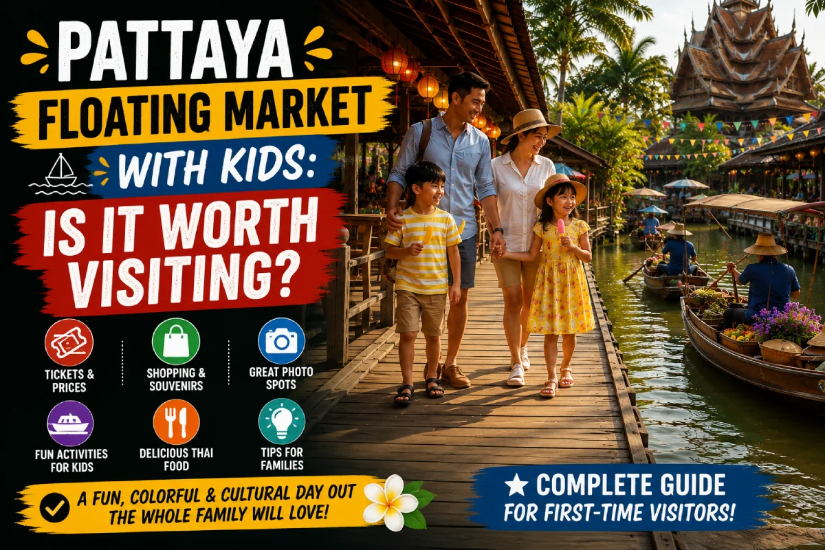 Leia mais sobre o artigo Pattaya Floating Market with Kids: Is It Worth Visiting?