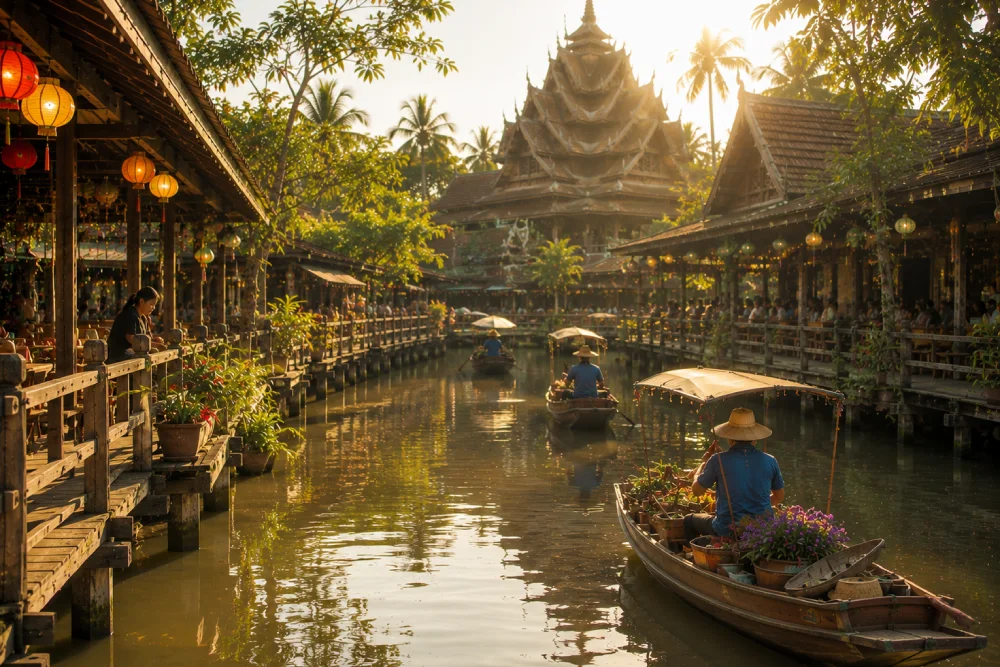 Por que visitar o Mercado Flutuante de Pattaya?