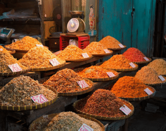 Local Spice and Herb Stalls